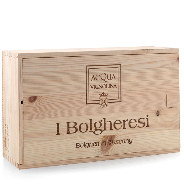 Acqua Vignolina Gift Box – Geurstokjes in houten kist 375ml - Bolgherello